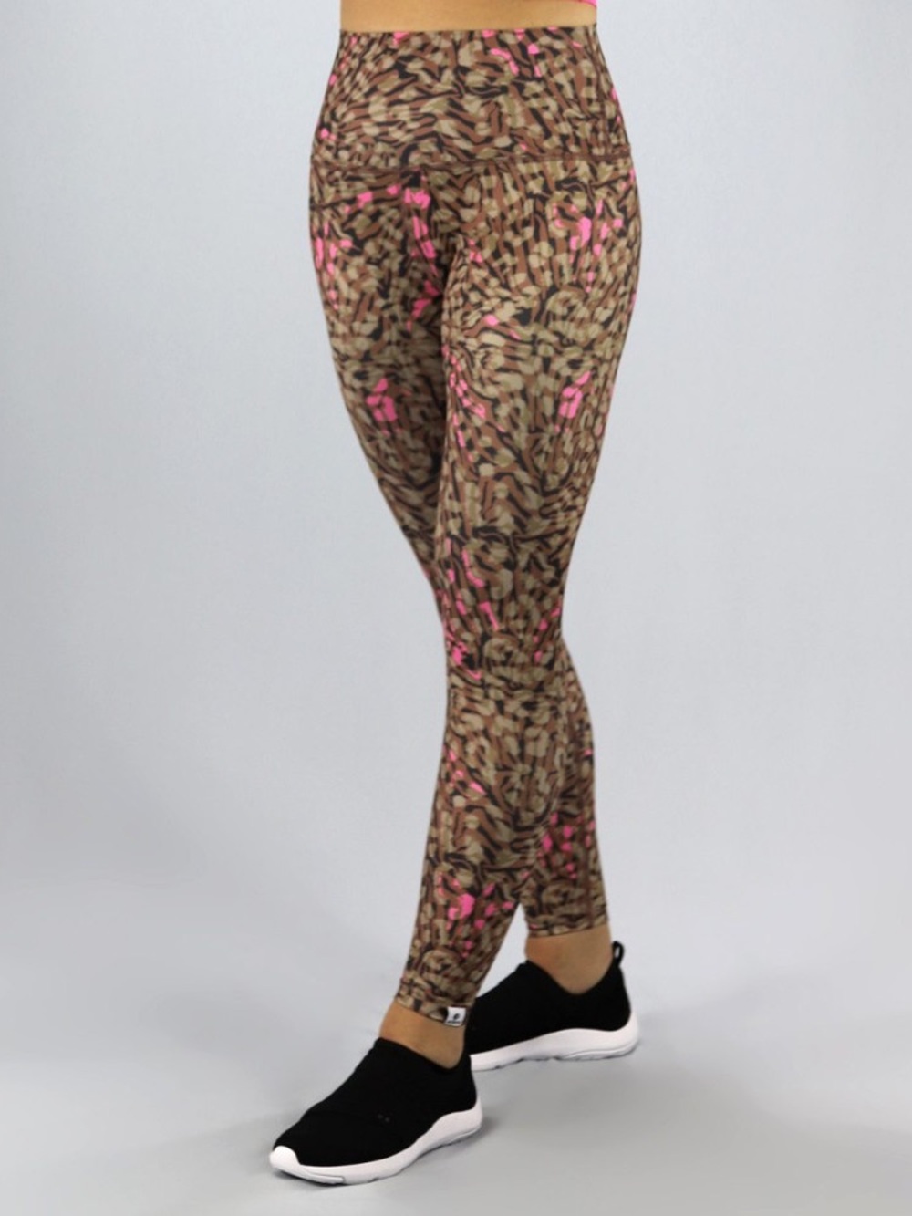 Beyond Yoga Lux High Waisted Leggings in the Electric Cheetah Swirl print